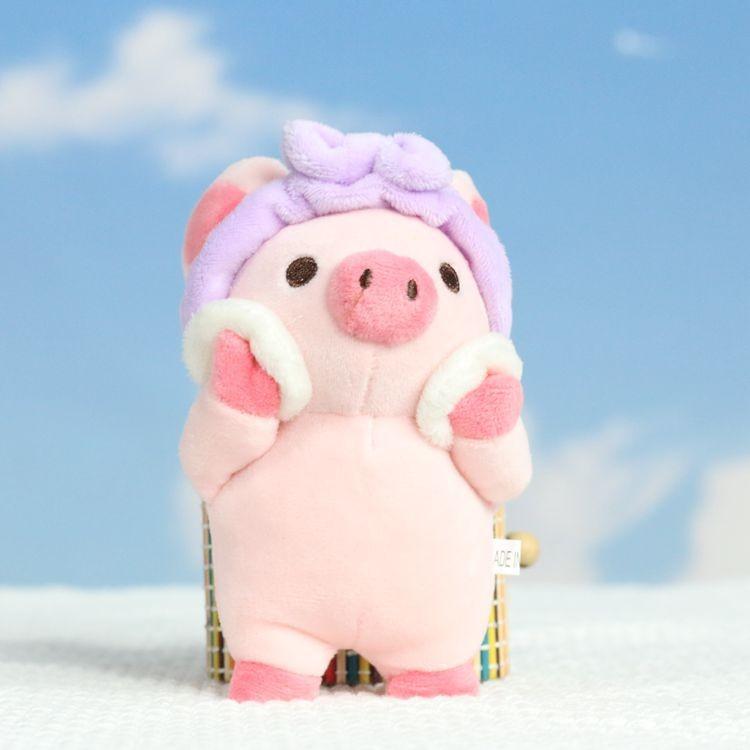 Adorable Plush Rabbit Keychain Soft Toy For Kids Cute Decor With Pp Cotton Filling