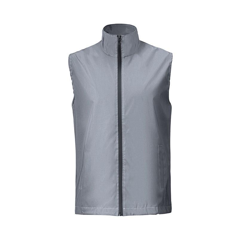 RNSHANGER Night Reflective Vest Men s Outdoor High Visibility Safety Clothes Jogging Cycling Spring Summer Thin Sleeveless Vest Xs серый