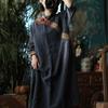 Women Vintage Dresses Spring Chinese Style Patchwork Long Sleeve High Quality A-Line Dress