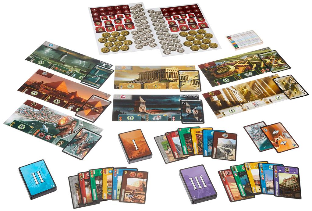 Hobby Japan 7 Wonders Japanese Edition Ages Board Game (3-7 Players, 30-40 Minutes, 13+)