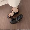 Fashion Women's High Heel Wedge Heel Sandals 2025 Summer Comfortable Mules Casual Cover Toe Wedge Outdoor Street Style Platform Slippers