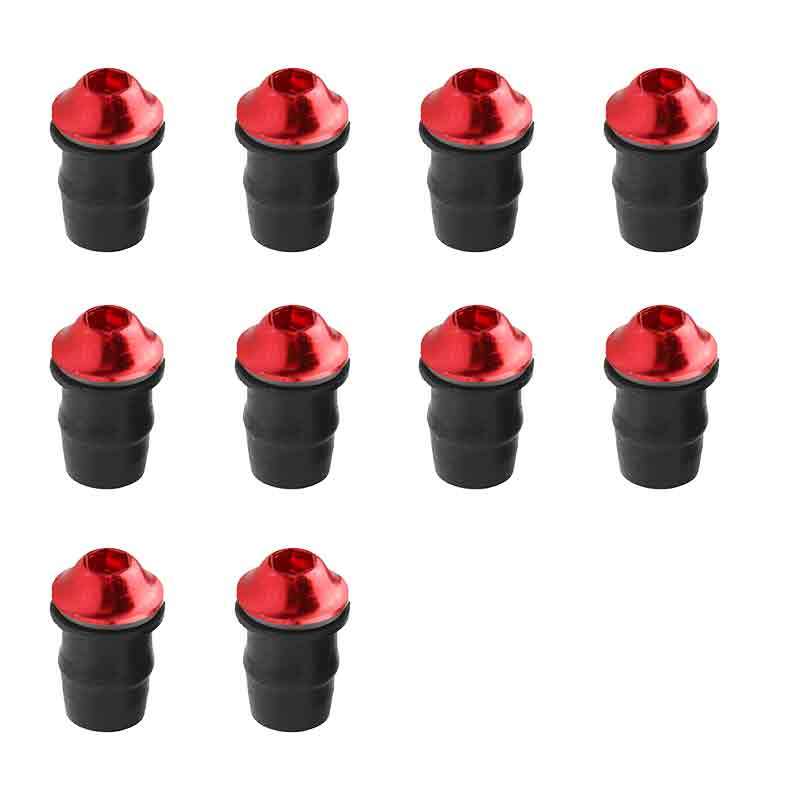 1 Set Red M5x16mm Windscreen Windshield Mounting Bolts Screws Kits Universal for Motorcycle Scooter Quad