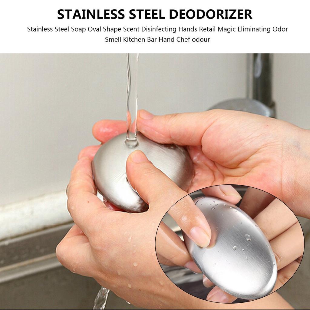 Buy HRaininMay Stainless Steel Soap Eliminating Odor Smell Kitchen Bar