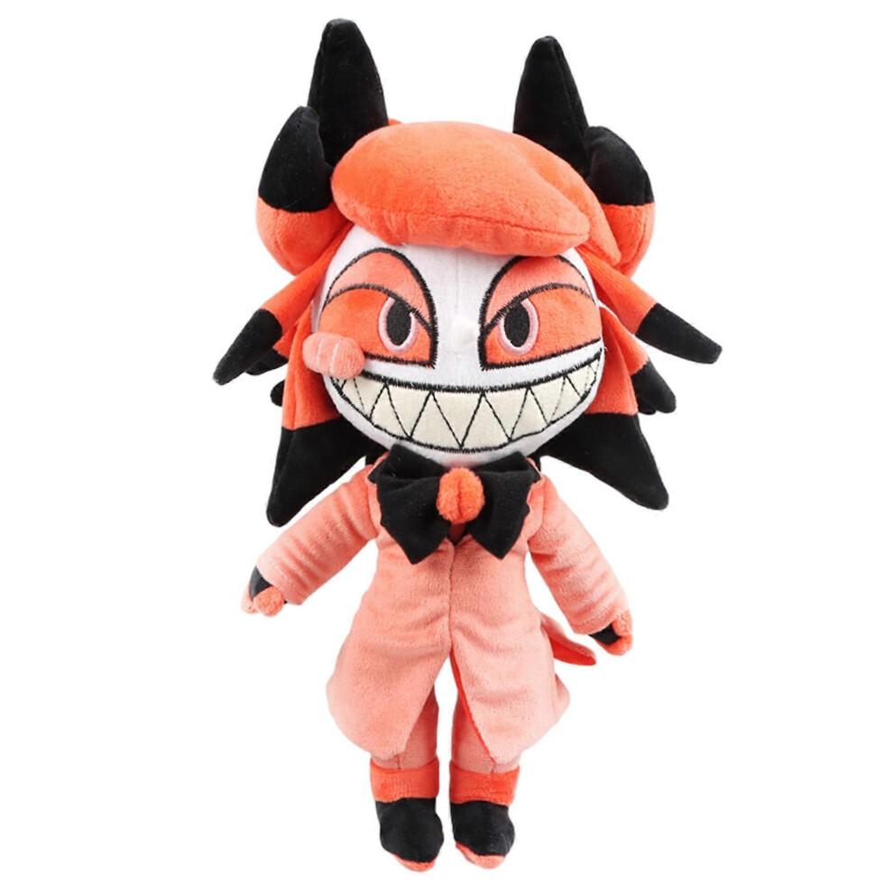 Hazbin Hotel Alastor Dolls Stuffed Plush Anime Cartoon Plushie Figure Wig,100% New