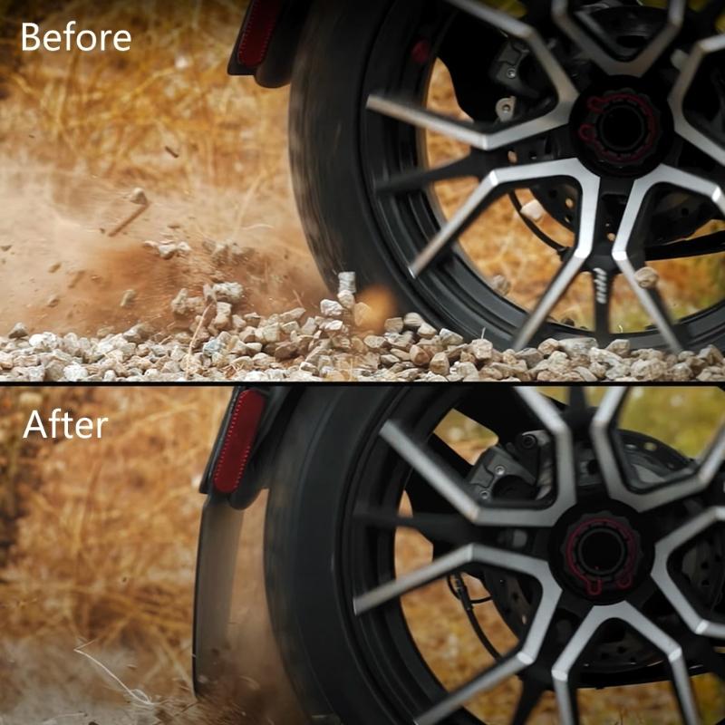 Easy Installation Rear Mud Flaps Guards Suitable for Can Am Ryker 600 900 Sport and Rally Edition All Models Accessories