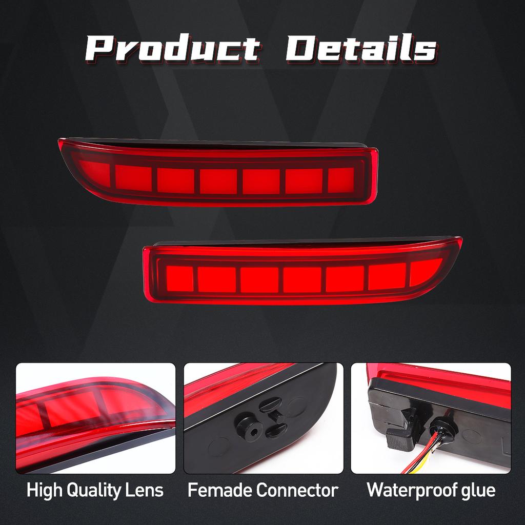 LED Heckstoßfänger Reflektorleuchten für Toyota RAV4 2006 2007 2008 2009 2010 2011 2012 Für PREVIA Alphard 2010-2012 Bremse