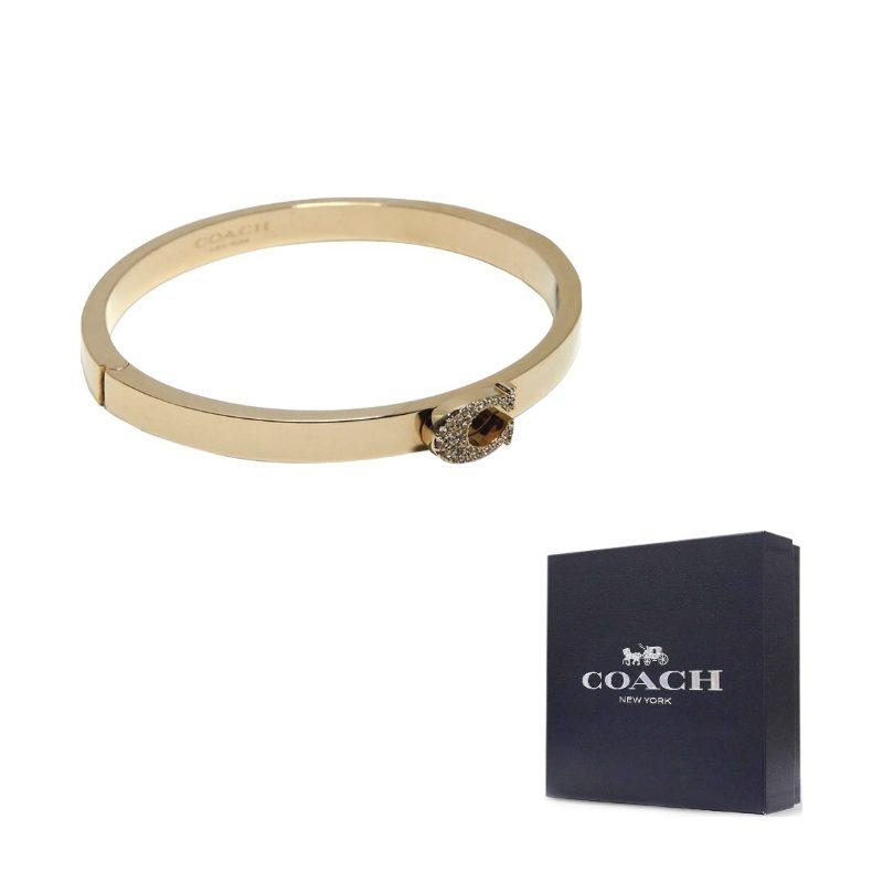 COACH Brass Bangles Women`s Gold 91428-GLD