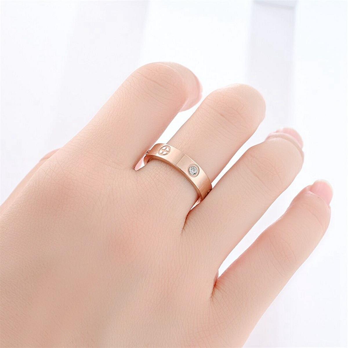 1 шт. титановое стальное циркониевое кольцо секс-кольцо циркониевое парное кольцо 12 — фото 11