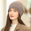 Neue Frauen Winter Hut Street Fashion Warm Beanie Hut Für Weibliche Casual Perle Dekoration Gestrickte Hut