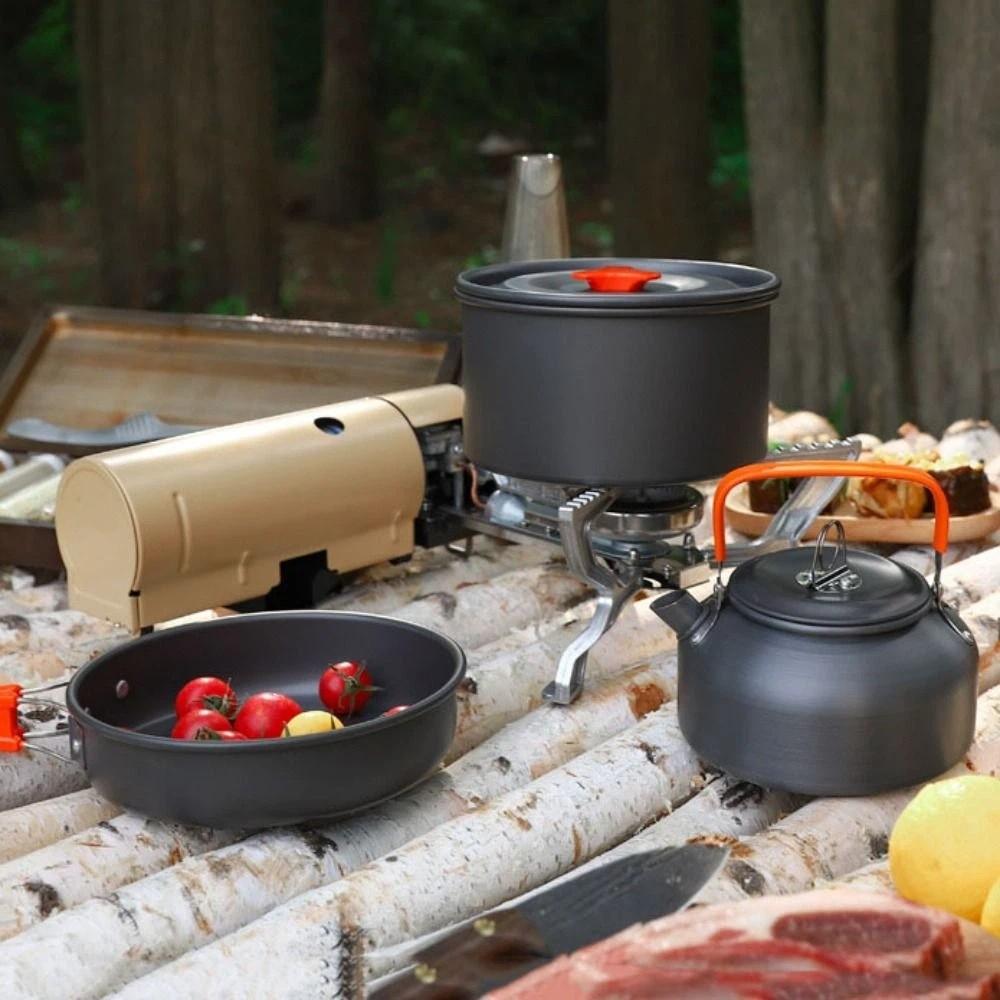 Kettle Camping Tableware Frying Pan Picnic Pot Set Outdoor Cookware Set Travel Outdoor