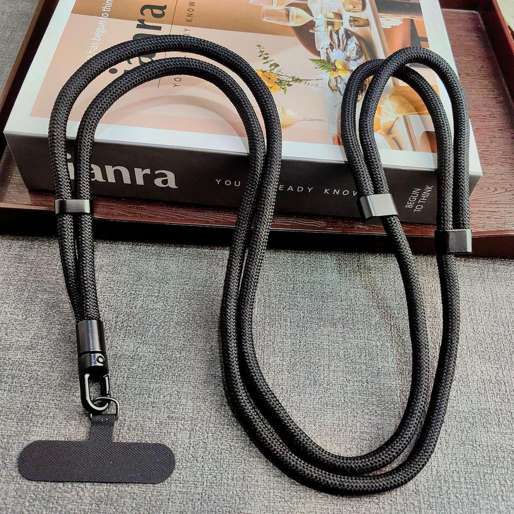 Adjustable Phone Lanyard: Anti-theft Neck and Wrist Strap with Self-locking Clip, Oxford Cloth, Crossbody Design