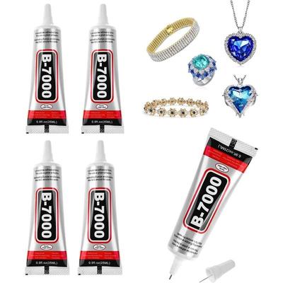 1pc 3/15/50/110ml B7000 Slow Drying Glue, High Viscosity Non-corrosive Glue, Suitable for DIY Handicrafts, Paper, Glass Glue
