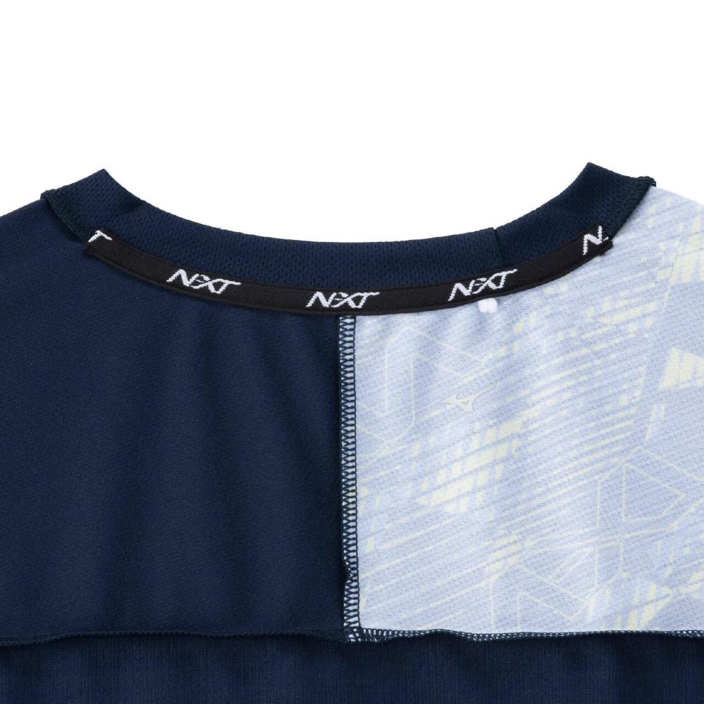 Training Wear Sweat Absorbent Quick Drying Antibacterial and Deodorizing 32JAC210 Dress Navy [Mizuno] T-Shirt