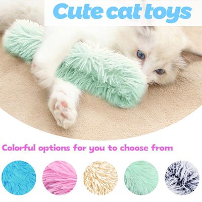 Catnip Kiicker - Cat Toy, Indoor Cats Cat Kiicker Toys, Interactive Soft Plush Cat Pillow , Catnip Toys Teething Toy, Crinkle Cat Toy For Cat Teething