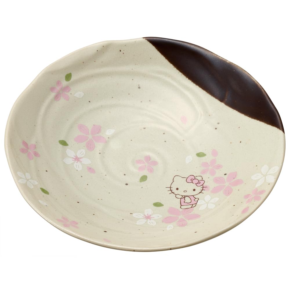 

Глубокая тарелка Skater Mino Ware Hello Kitty Sakura Sanrio 21,3x3,7 см CHMD3-A