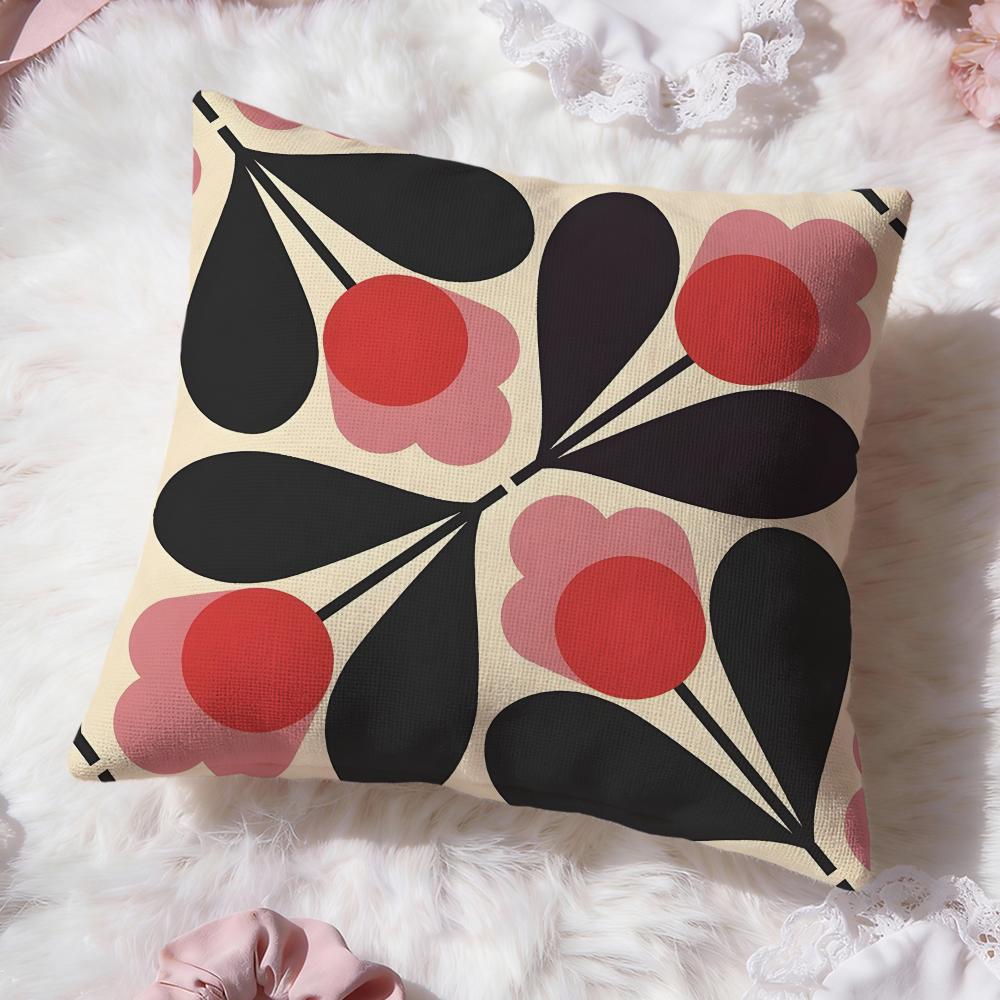 Federa Cuscino Estetica O-Orla Kiely Comfort Premium Reversibile - Design Due in Uno per Qualsiasi Stanza e Interno Auto