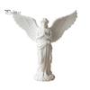 Tisch-Engelsstatue 3D-gedruckte betende Figur, Retro-Schutzengel-Statue Ornament, Künstlerische geflügelte Frauendekoration für Zuhause, Büro, Einweihung