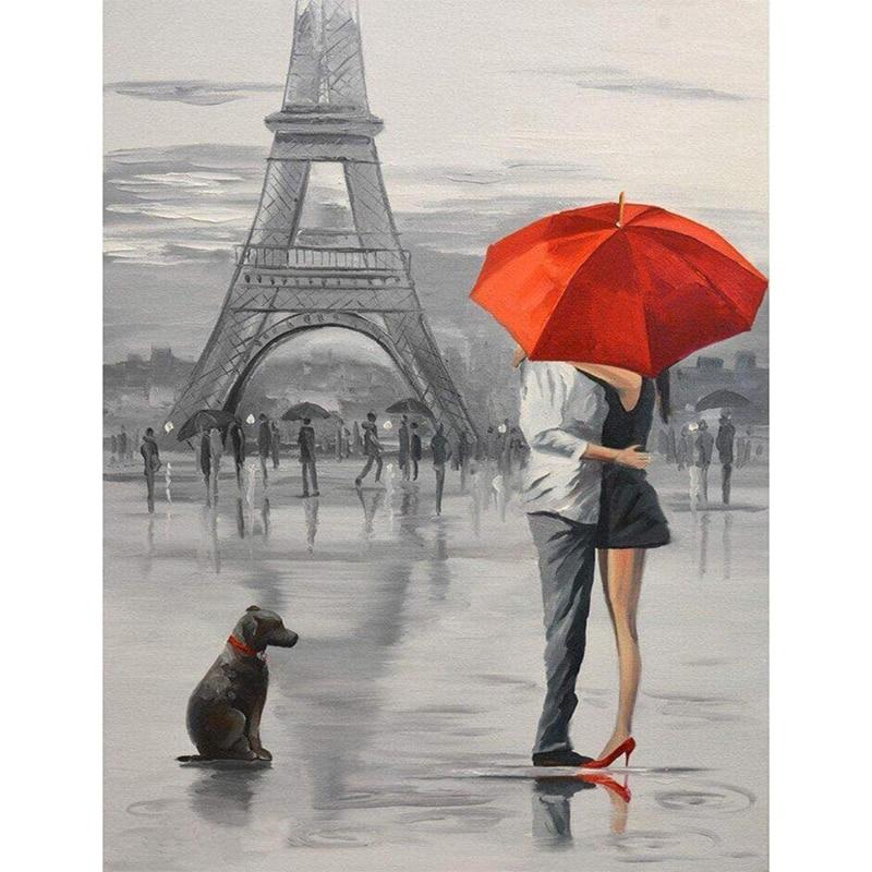 Coppia di innamorati fai da te 5D Diamond Painting Full Round Drill Cartoon Diamond Ricamo Punto Croce Decorazione per la casa Arte murale Mosaico Regalo