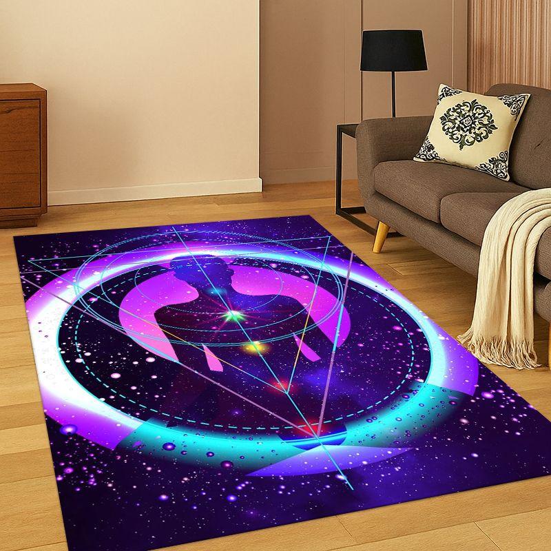 Yoga Cosmic energy Rainbow 23 Chakra Meditation Carpet Rug for Bedroom Living Room Sofa Doormat Home Decor,kid Area Rug Non-slip