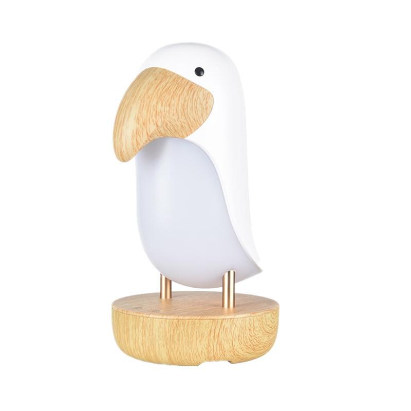

Светодиодный Bluetooth-динамик Mumu Bird, ночник с USB-зарядкой и бесступенчатой регулировкой яркости Standard белый