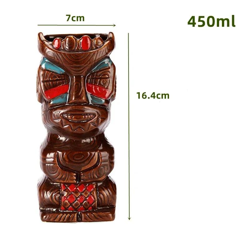 60 Types Ceramic Hawaii Tiki Mugs Creative Cocktail Glasses Beer Glass Martini Glasses Wine Glass Funny Cup Gift for Men
