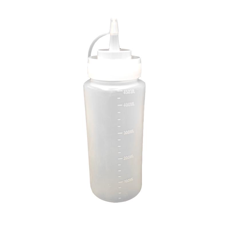 Graduated Squeeze Bottle for Sauces and Dressings - Pointed Tip for Precision