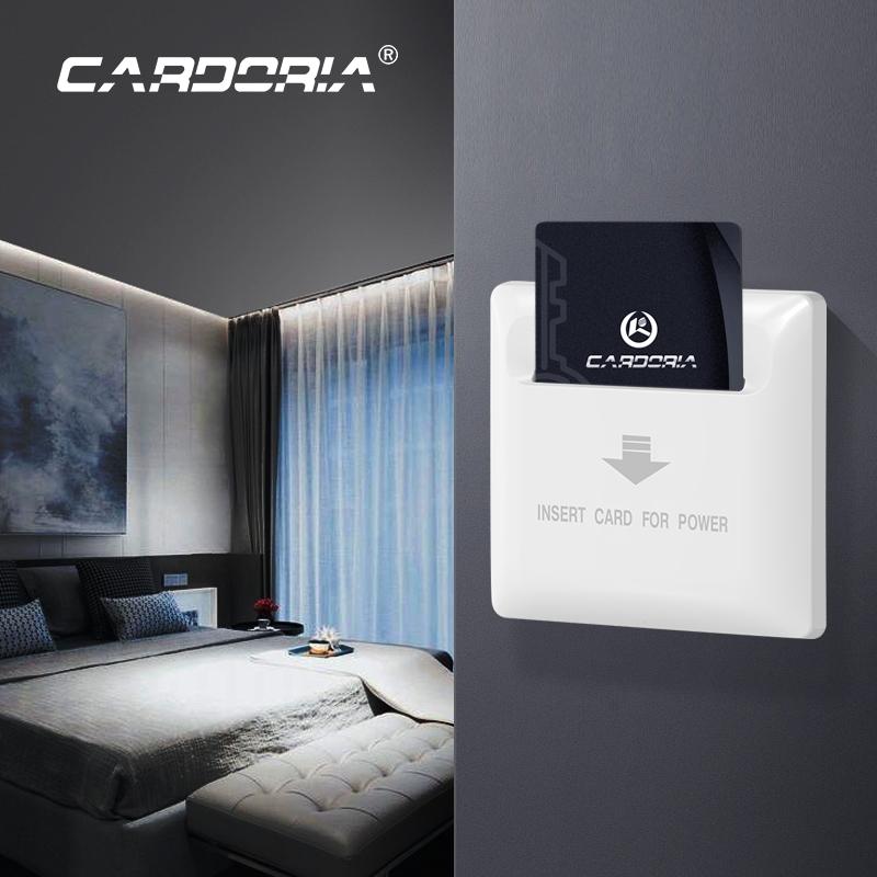Customize Tempered Glass Energy Saving Switch Qualities Product Energy Saving Card Wall Switch for Hotel (Gold,C1(57)Uncontrolled version&Eu Standard) золотой