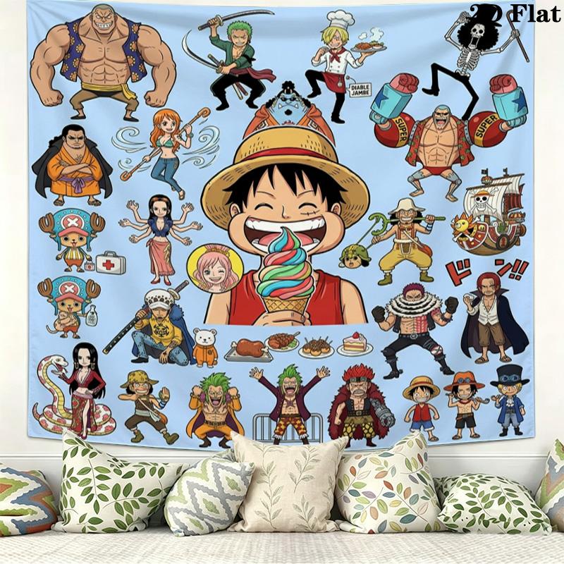 Arazzo da Parete One Piece Appeso Estetico alla Parete Coperta in Tessuto Stampato Arazzi Decorativi per Camera da Letto Soggiorno Decorazione per la Casa