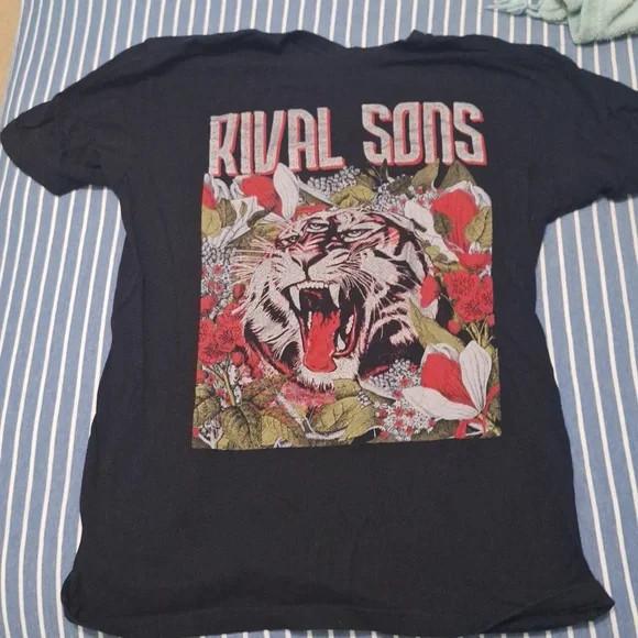 Vintage RIVAL SONS Pressure And Time Tshirt Unisex Full Size S5XL  ZL009 Unisex T-Shirt M