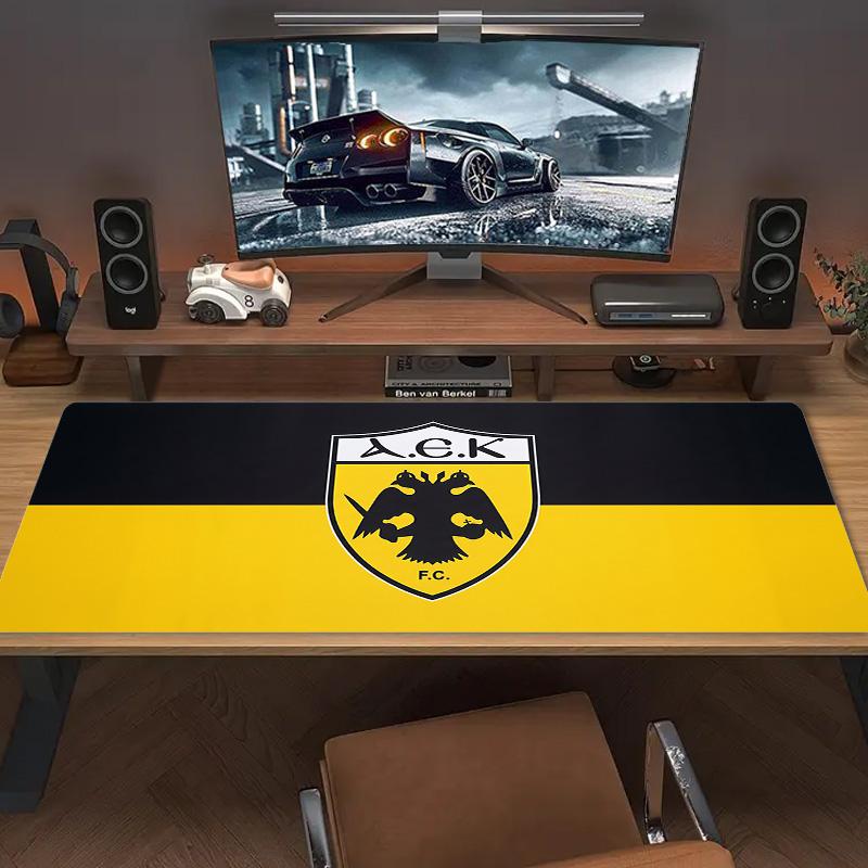 A.E.K. FC Lace Solid Color Mouse Pad Large Gaming Table Cushion Non-slip Laptop Tablet Big Mousepad XXL Mat Mini PC Playmat With Lock edge