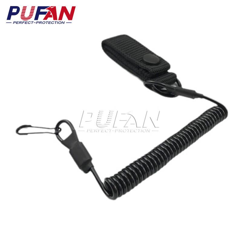 MOLLE Tactical Retractable Safety Lanyard