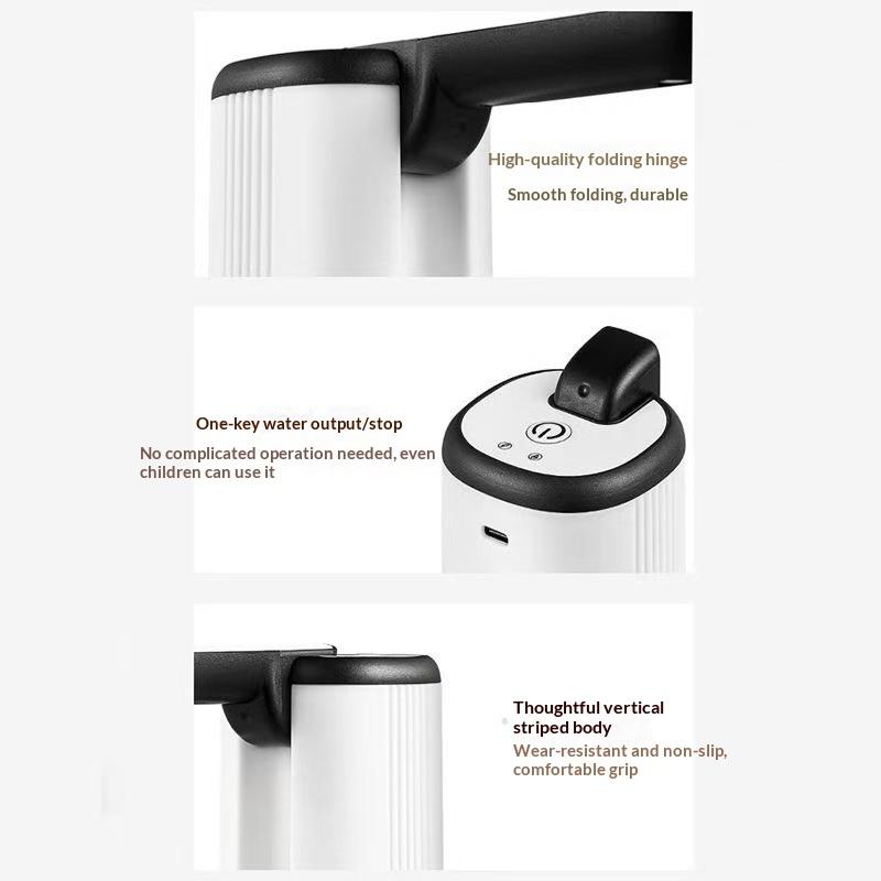 Water Dispenser Water Pump Electric Bottle Pump Mini Portable Water Pump Usb Foldable Household Automatic Water Dispenser
