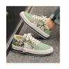 Men's Shoes, Fashion Breathable National Style Corduroy Casual Loafers One Foot Stirrup Men's Board Shoes Cloth Shoes