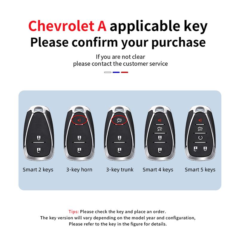 Car Key Case Cover for Chevrolet Onix Equino Orlando Cruze Spark Sonic Camaro Volt Bolt Trax Malibu Blazer Traverse