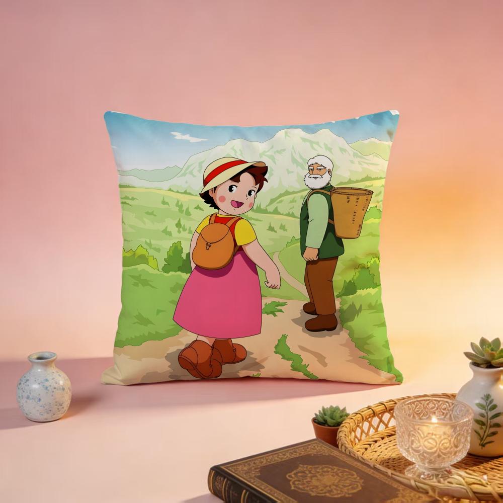 Trending HHeidi Girl of the Alpsed Cushion Cover Premium SkinFriendly Pillow Case MultiPurpose for Home Office Travel