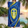 Asciugamano da Spiaggia Leeds United Football Morbido Microfibra Asciugamano Estivo Asciugatura Rapida Assorbente per Spiaggia Piscina Viaggio