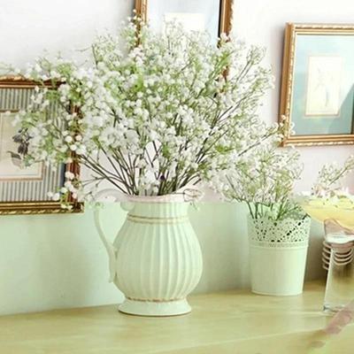 1 peça/ramo Flor Artificial de Gipsofila Lavanda Magnólia Falsa Seda Buquê Festa de Casamento Decoração para Casa Decoração de Mesa de Casamento