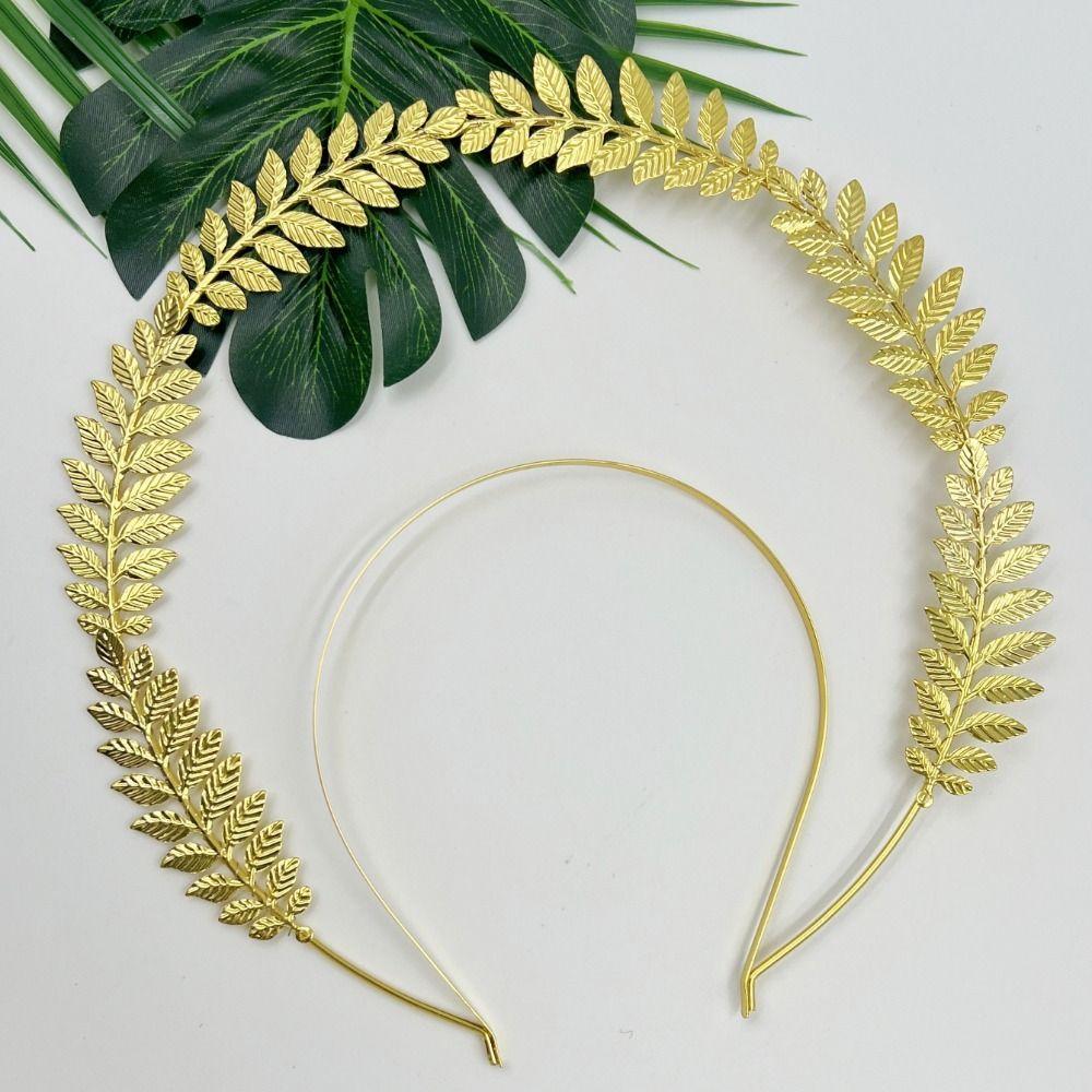 Vintage Sun Goddess Crown Gold Plated Tiara Headpiece Baroque Tiara Headband Stage Performance