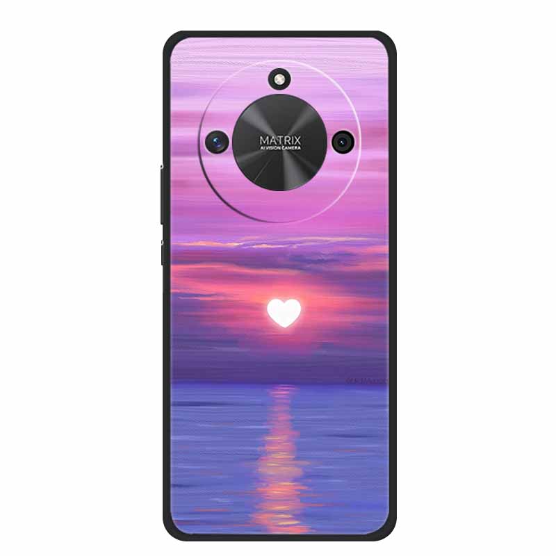 Phone Case For Honor X60 5G Back Cover Case HonorX60 Black Silicone Soft Funda For Honor X9c Smart Case HonorX9c Smart Coque Bag
