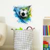 Self Adhesive Football Net and Paint Splatter Decorative Wall Stickers Removable Waterproof