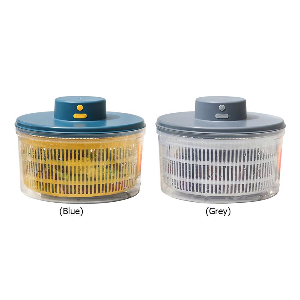 Salad Spinner Fruit Vegetable Household Salad Dehydrator Easy To Use Rechargeable Lettuce Dryer Quick Dry for Fresh Crisp