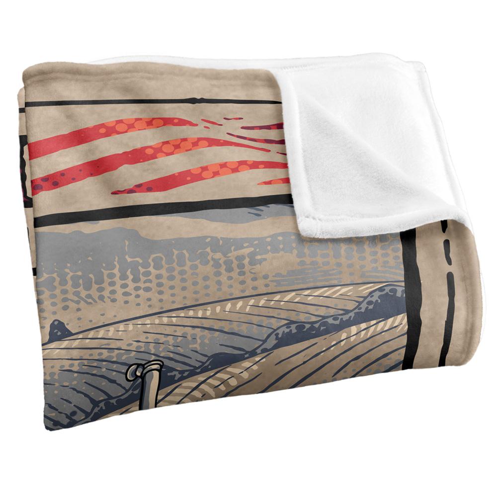 JQ Licensing Rle American Farmland Silky Tractor Supersoft Blanket