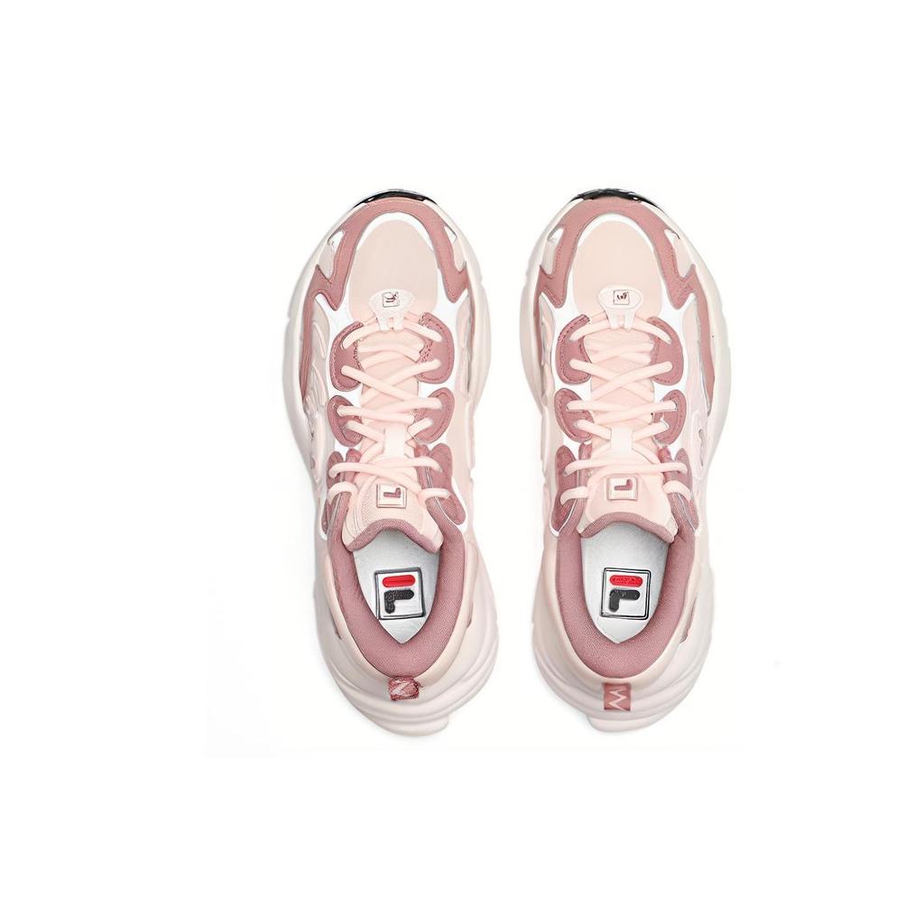 Fila Court Deluxe Platform Sneakers White Pink F12W232129FWS