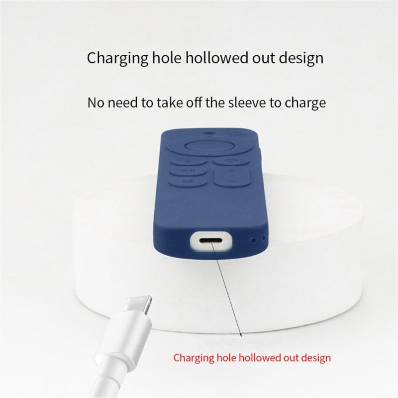 Protective Silicone Cover for Apple TV 4K 6Th 2021 Smart TV Remote Control Shockproof Skin-Friendly Silica-gal Case