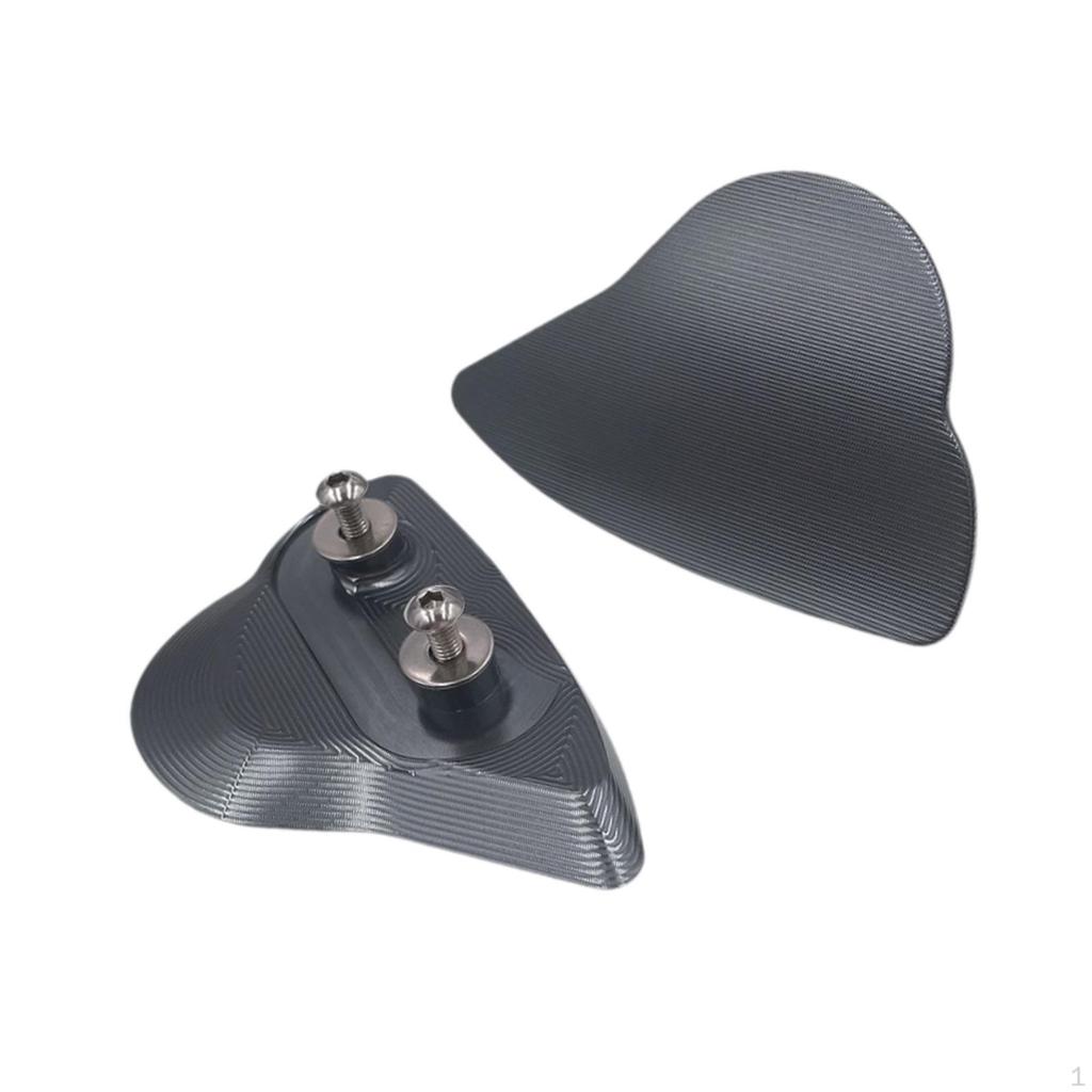 2 -piece Mirror Lock Plates Replace The Reliable Assembly Cover of Hole Parapara