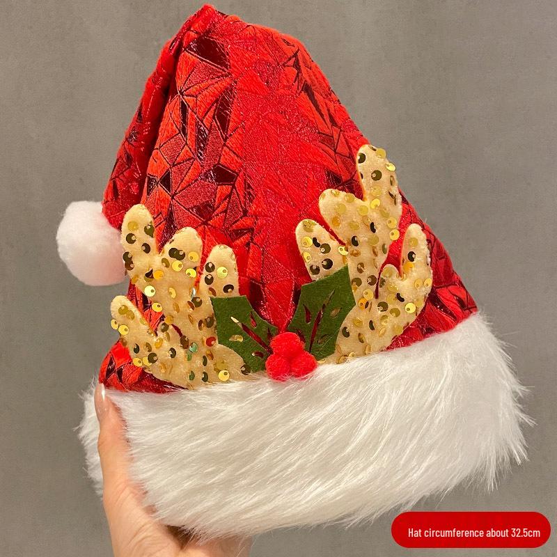 Cute Plush Christmas Tree Hat - Festive Photo Prop for Kids and Adults