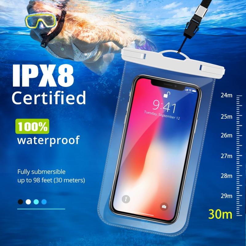 Waterproof Pouch Swimming Gadget Beach Dry Bag Phone Case Cover Camping Skiing Holder For Cell Phone