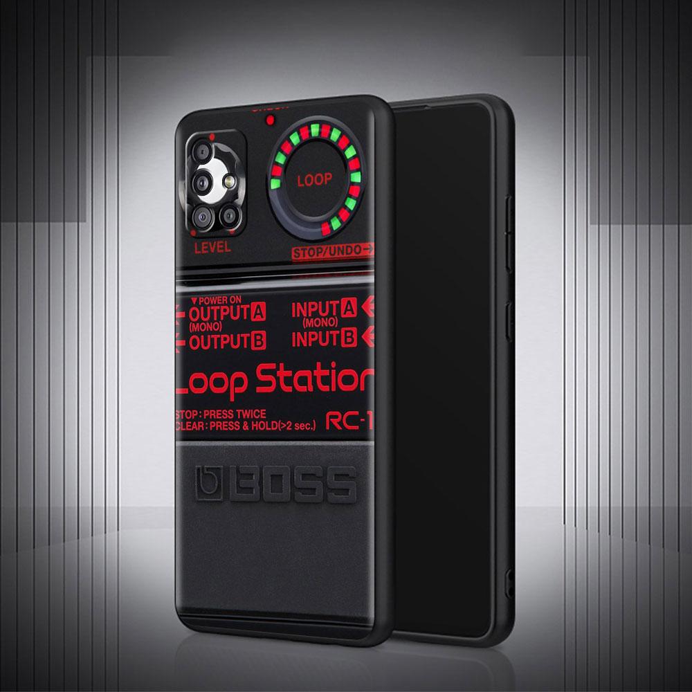 Weiche Hülle für Samsung Galaxy A51 A71 A50 A21s A12 A32 A52 A22 A72 A31 Silikon Handyhülle A41 A02s Cover Funda Boss Distortions Pedal