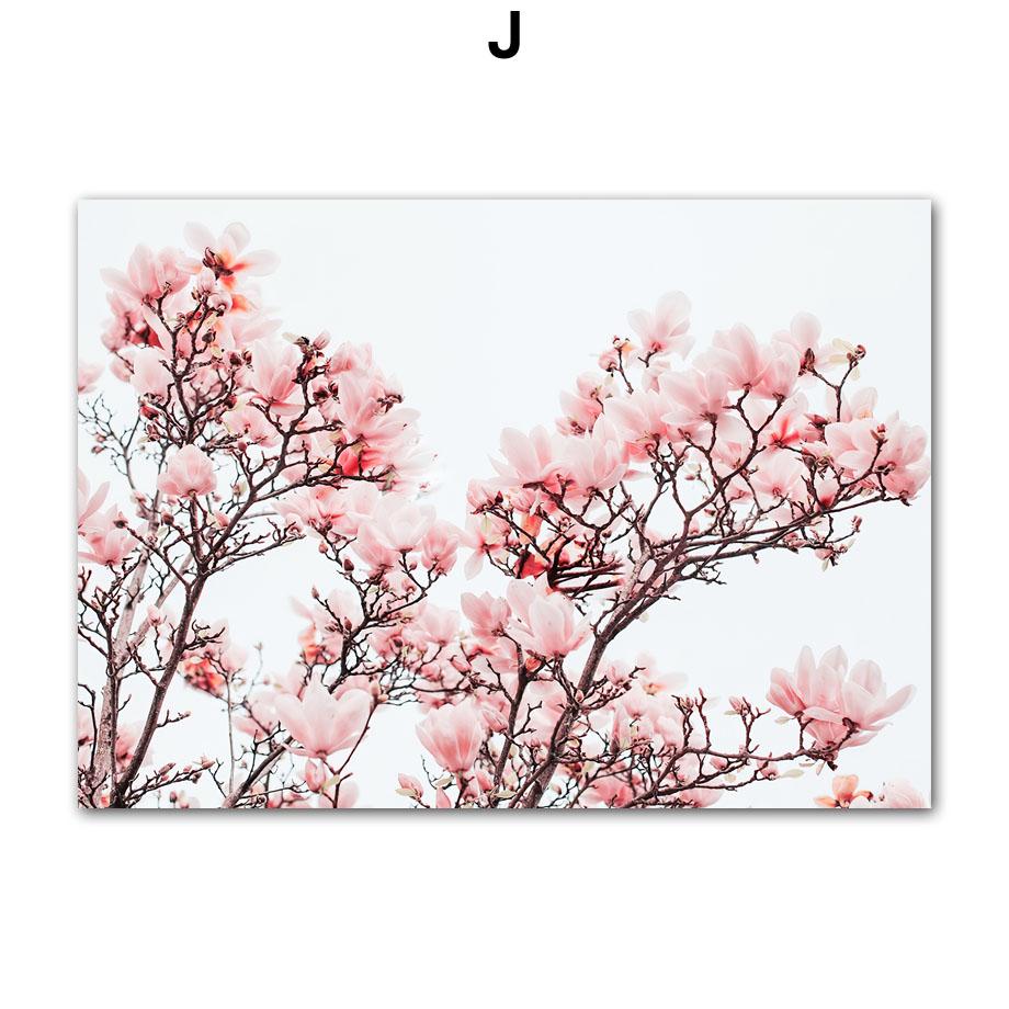 Paris City Pink Peach Blossom Vintage Car Bike Wall Art Canvas Painting Living Room Decoration Posters And Prints Wall Picture