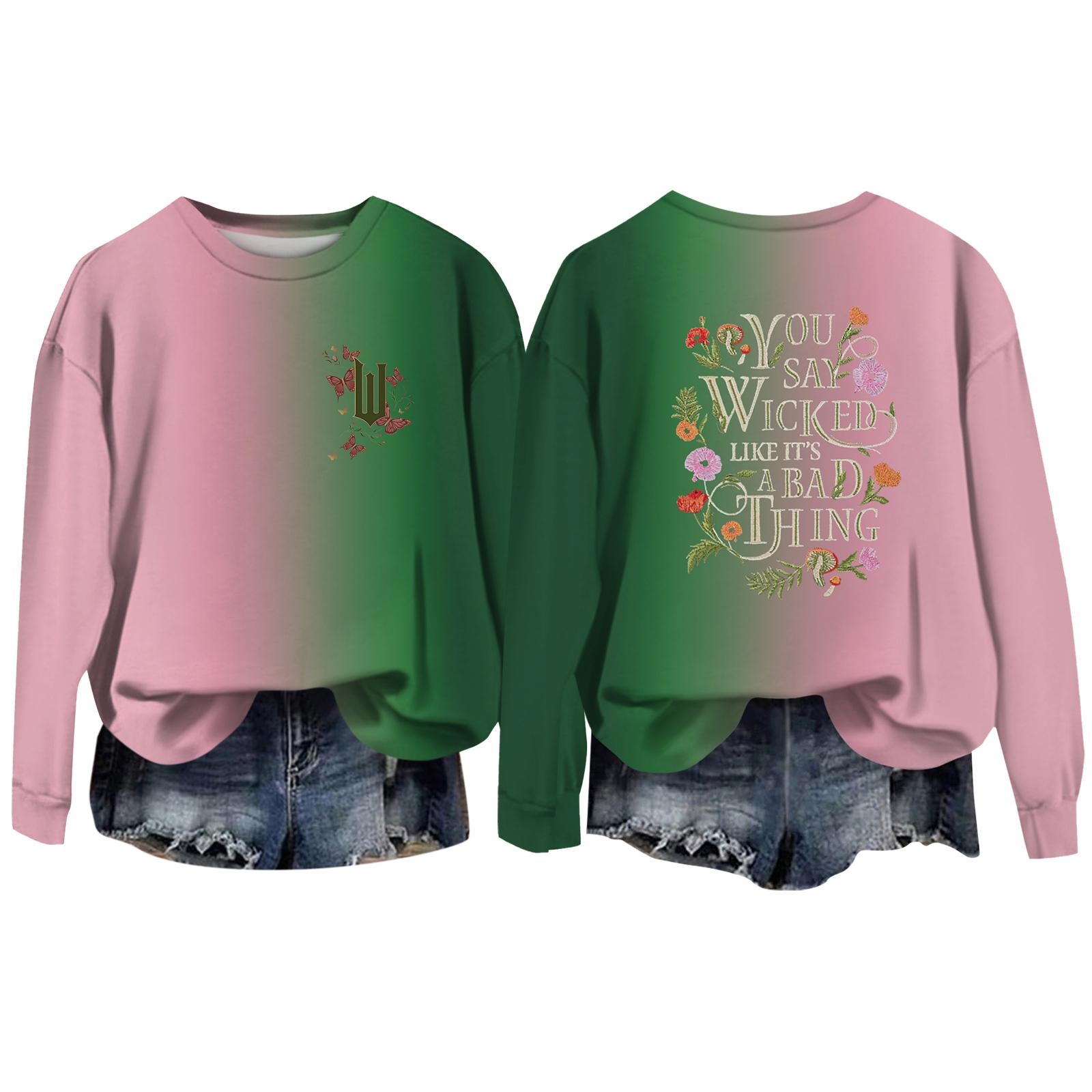 

Women s Casual Round Neck Long Sleeve Valentine s Day Printed Pullover Top XL